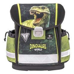 Belmil - Belmil Ortopedik Okul Çantası Göğüs Kemerli Dinosaur World 2 403-13/AG/23 