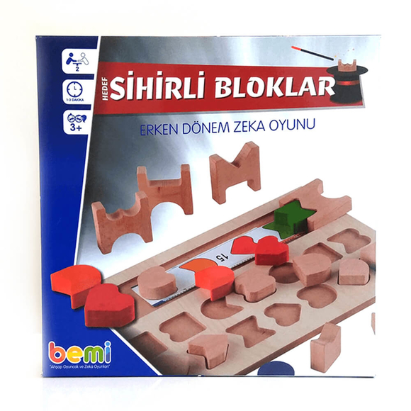 Bemi Sihirli Bloklar Erken Dönem Zeka Oyunu 1260