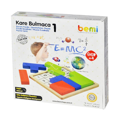 Bemi Toys Ahşap Kare Bulmaca 1390 - Thumbnail