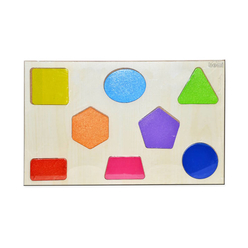 Bemi Toys Ahşap Puzzle Geometrik Şekiller 1482 - Thumbnail