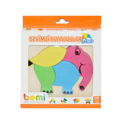 Bemi Toys Sevimli Hayvanlar Puzzle 1895 - Thumbnail