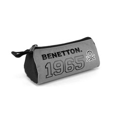 Benetton 1965 Logo Baskılı Erkek Çocuk Üçgen Kalemlik Gri-Siyah 13007 - Thumbnail