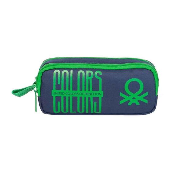 Benetton Elegant Çift Bölme Erkek Çocuk Kalemlik Lacivert 13049