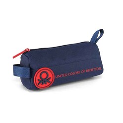 Benetton Kalem Çantası Batik Geçişli Erkek Çocuk Oval Kalemlik Lacivert 12992 - Thumbnail