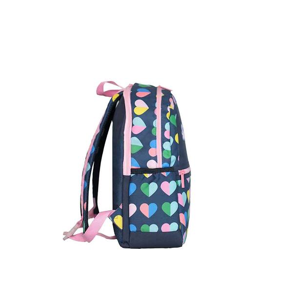 Benetton Sırt Çantası Mini Kalp Desenli Lacivert 130266