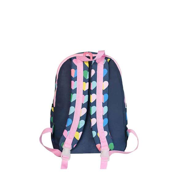 Benetton Sırt Çantası Mini Kalp Desenli Lacivert 130266