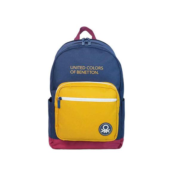 Benetton Sırt Çantası Tricolor Çift Bölme Erkek Çocuk Lacivert 13020