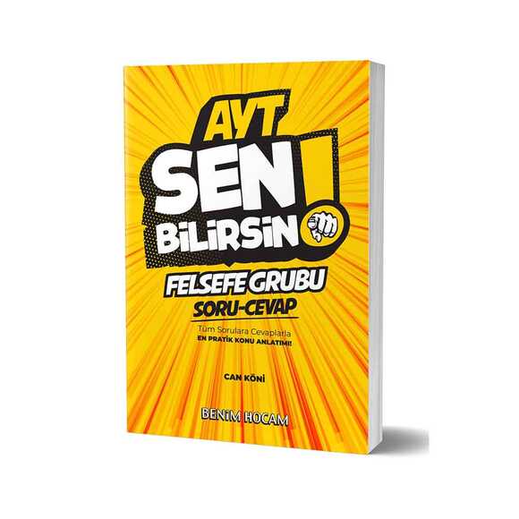 Benim Hocam AYT Sen Bilirsin Felsefe Soru Cevap