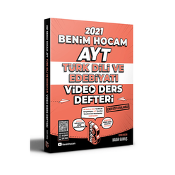 Benim Hocam AYT Türk Dili Edebiyatı Video Ders Defteri - Thumbnail
