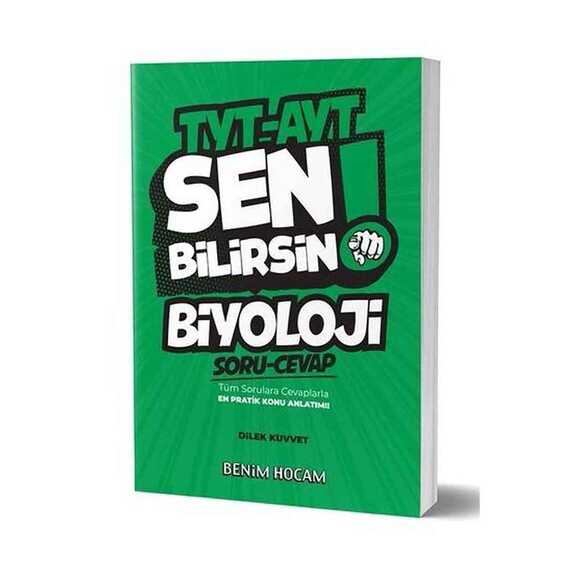 Benim Hocam TYT AYT Biyoloji Sen Bilirsin Soru Cevap Kitabı 2022