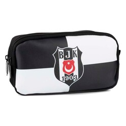 Me Çantam - Beşiktaş 1903 Logo Desenli Suni Deri Kalem Çantası 25363