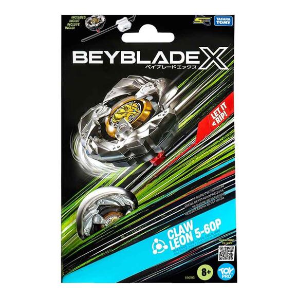 Beyblade Tekli Set Claw Leon 5 60 P-TP0193 BEY03000