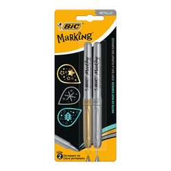 Bic 900340 Marking Gold & Silver 2’li Markör Kalem Seti - Thumbnail