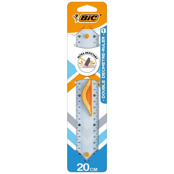 Bic Cetvel Çift Taraflı 20cm 9926561