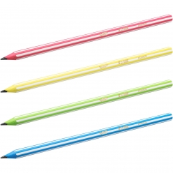 Bic Evolution 646 Stripes Kurşun Kalem 4'lü Blister - Thumbnail