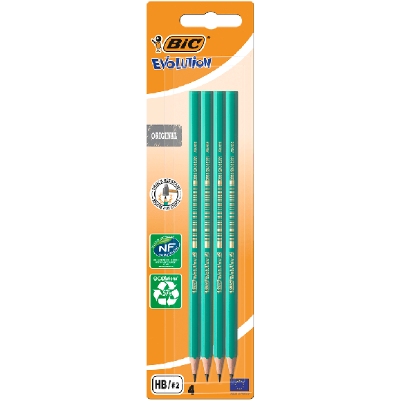 Bic Evolution 650 Hb Kurşun Kalem 4'lü Blister