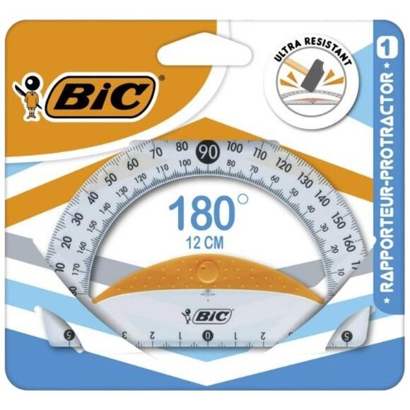 Bic Geometrik Açı Ölçer 12cm 180 Derece 9926551