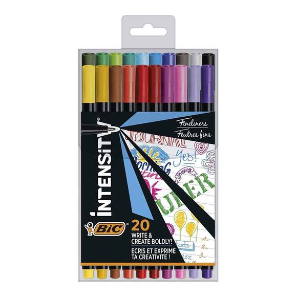 Bic İntensity Fineliner Keçeli Kalem 20 Renk 1011728