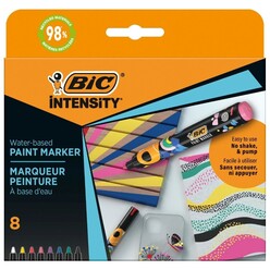 Bic Intensity Paint Marker Canlı Renkler 8’li 527430 - Thumbnail