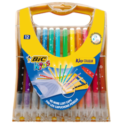 Bic Kid Couleur Keçeli Boya Kalemi 12'li - Thumbnail