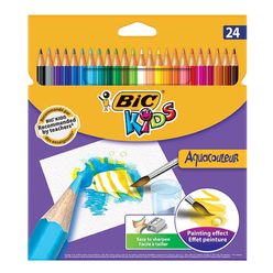 Bic Kids Aquacouleur Kuru Sulu Boya 24 Renk 8575633 - Thumbnail