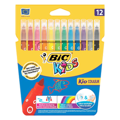 Bic Kids Couler Keçeli Boya Kalemi 12 Renk 920293 - Thumbnail