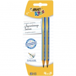 Bic Kids Evolution Üçgen Jumbo Kurşun Kalem 2'li Blister - Thumbnail