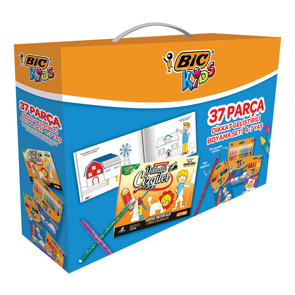 Bic Kids Geliştirici Boyama Seti 37 Parça