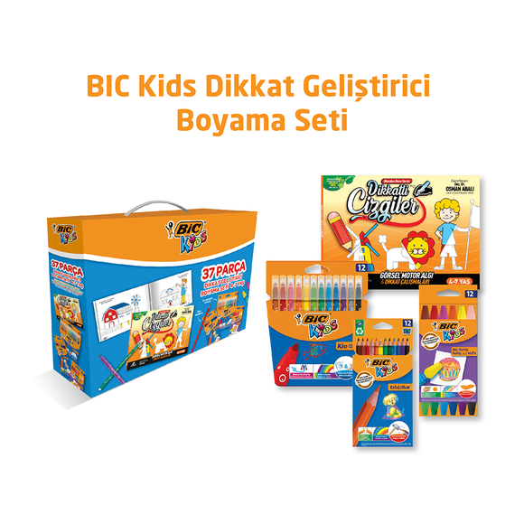 Bic Kids Geliştirici Boyama Seti 37 Parça