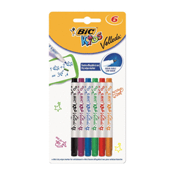Bic Kids Mini Velleda Beyaz Tahta Kalemi 6’lı 8413871 - Thumbnail