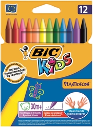 Bic Kids Plastidecor Silinebilir Pastel Boya 12 Renk 920299 - Thumbnail