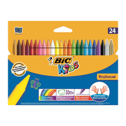 Bic Kids Plastidecor Silinebilir Pastel Boya 24 Renk 829772 - Thumbnail
