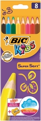 Bic Kids Super Soft Kuru Boya Kalemi 8 Renk 895921 - Thumbnail