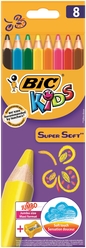 Bic Kids Super Soft Kuru Boya Kalemi 8 Renk 895921 - Thumbnail