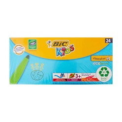 Bic Kids Visacolor Yıkanabilir Jumbo Keçeli Kalem 24 Renk 829005 - Thumbnail