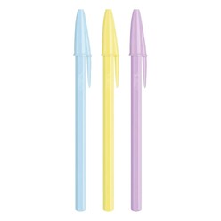 Bic Pastel Kristal Tükenmez Kalem 3 Renk 302562 - Thumbnail