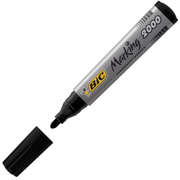 Bic Permanent Marker 2000 Yuvarlak Uç Siyah 8209153