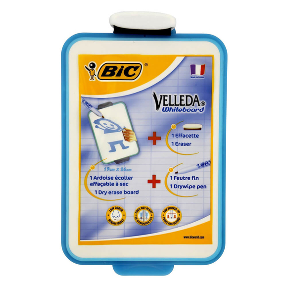 Bic Velleda Mini Beyaz Tahta 1218+Kalem 1721+Silgi 841360