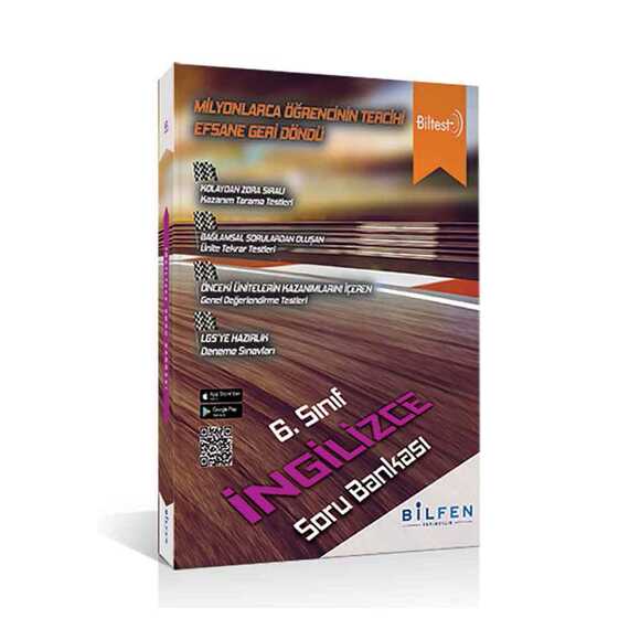 Bilfen 6. Sınıf BİLTEST İngilizce Soru Bankası