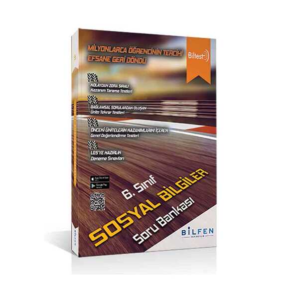Bilfen 6. Sınıf BİLTEST Sosyal Bilgiler Soru Bankası