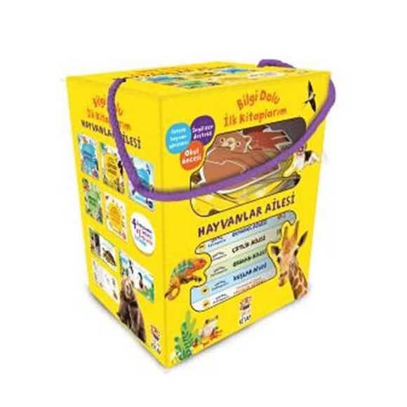  Bilgi Dolu İlk Kitaplarım Havvanlar Ailesi 5 Kitap Takım