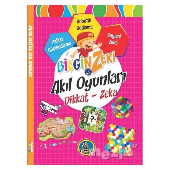 Bilgin Zeki ile Akıl Oyunları Dikkat Zeka - Pembe Seri