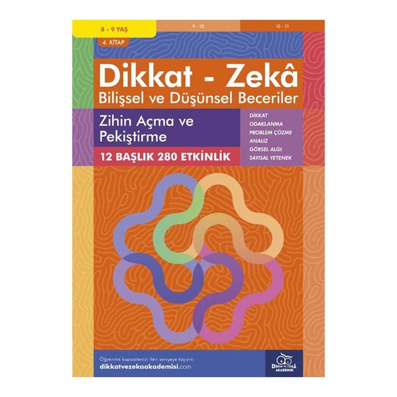 Bilişsel ve Düşünsel Beceriler Zihin Açma ve Pekiştirme (8-9 Yaş)