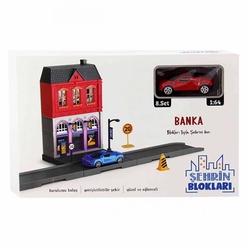 Birlik Şehrin Blokları Banka Set 768-8 Yb278104 - Thumbnail