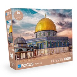 Blue Focus 1000 Parça Dome Of Rock Jarusalem BF498 - Thumbnail