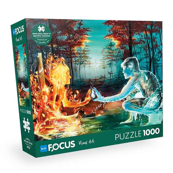 Blue Focus 1000 Parça Fire And Water (Ateş Ve Su) BF452