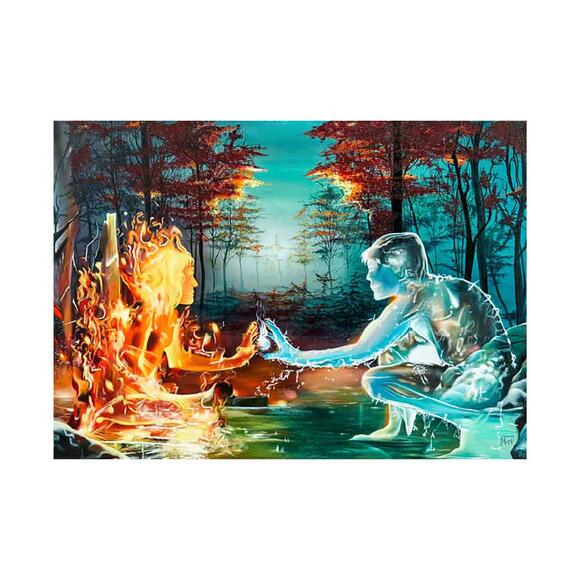 Blue Focus 1000 Parça Fire And Water (Ateş Ve Su) BF452