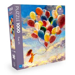 Blue Focus 1000 Parça Flying Balloons (Uçan Balonlar) BF473 - Thumbnail