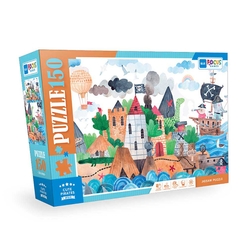 Blue Focus - Blue Focus Cute Pirates (Sevimli Korsanlar) 150 Parça Puzzle BF319
