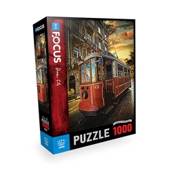 Blue Focus İstiklal Street (İstiklal Caddesi) 1000 Parça Puzzle BF276 - Thumbnail
